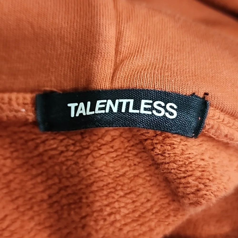 Talentless Hoodie Mother Earth Canyon Unisex Burnt Orange Rare Color size Small